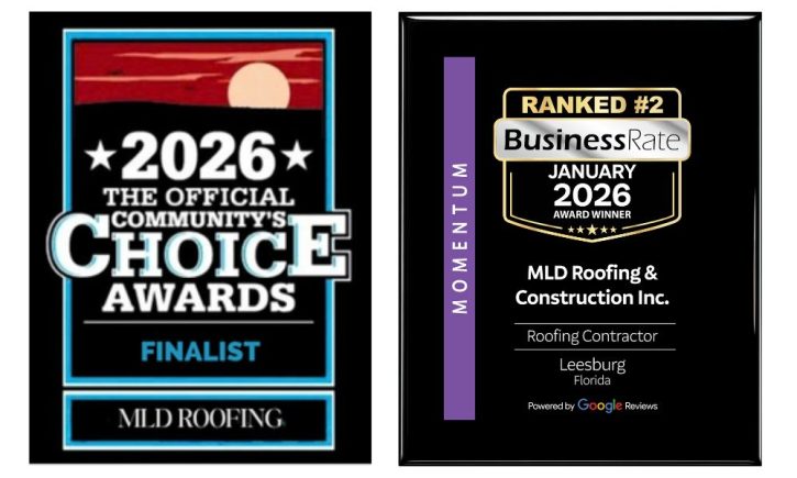 MLD Roofing award winning roofer